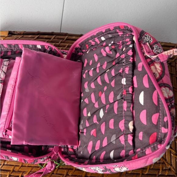 Vera Bradley Travel Jewelry Organizer NWT–Blush Floral, Quilted, Multi-Pocket - Picture 8 of 14